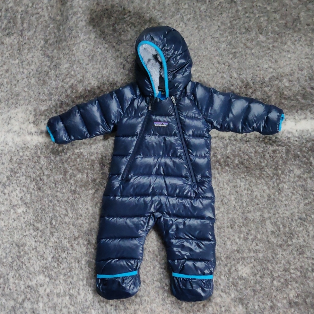 Patagonia Navy Blue Infant Snowsuit